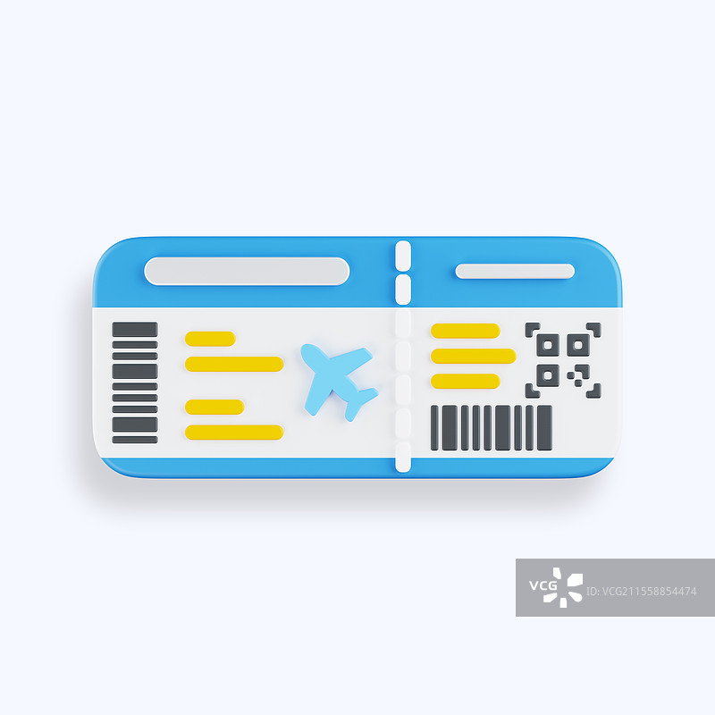 3D，3D设计，图标，飞机票，旅行图片素材