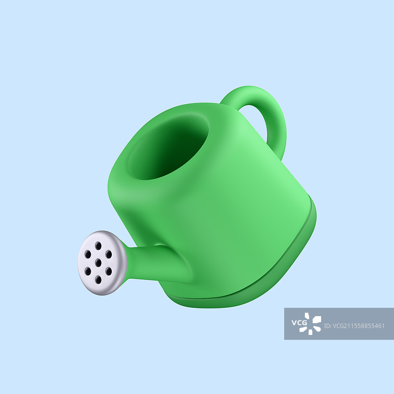 3D，自然，浇水壶图标图片素材