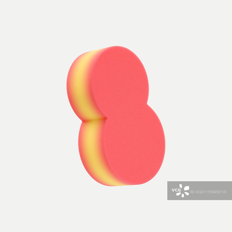 3D洗衣机抽象形状设计图片素材
