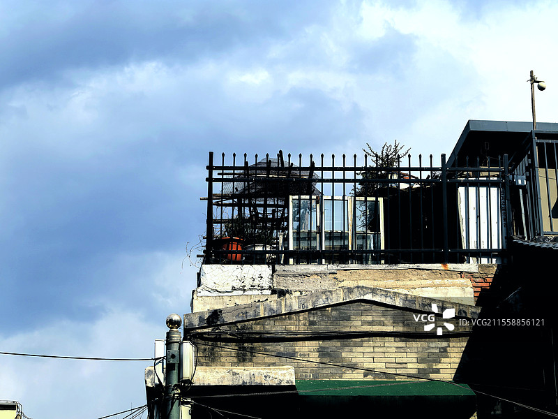 二层小楼图片素材