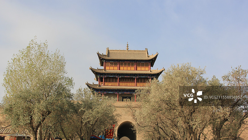 嘉峪关城楼图片素材