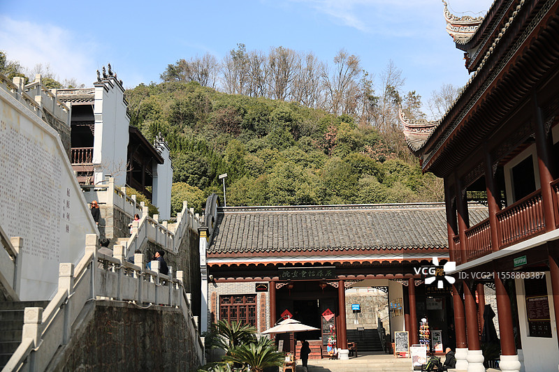 湖北宜昌秭归屈原故里国家级景区端午节世界文化名人图片素材