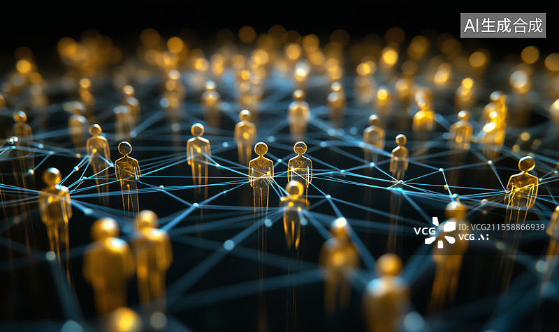 【AI数字艺术】团队合作的概念图图片素材