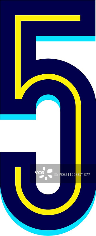 字体名称：Disco。时尚字母，数字五。字体名称：Disco。时尚字母，字母。图片素材