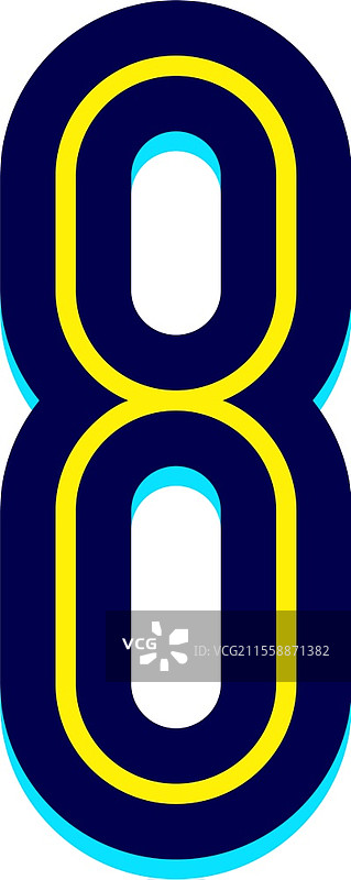 字体名称：Disco。时尚字母，数字八。字体名称：Disco。时尚字母，字母。图片素材