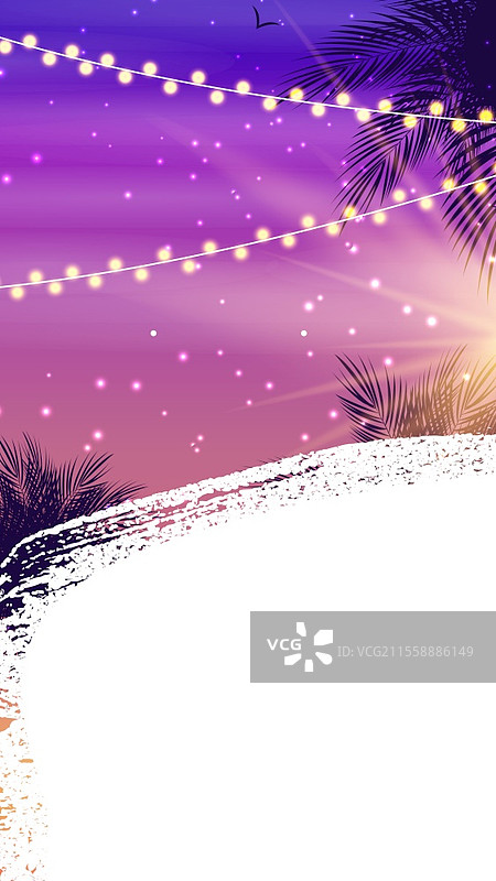 夏季抽象Instagram故事横幅背景可用于着陆页、网站、移动应用程序和网页设计。矢量插图EPS10。图片素材