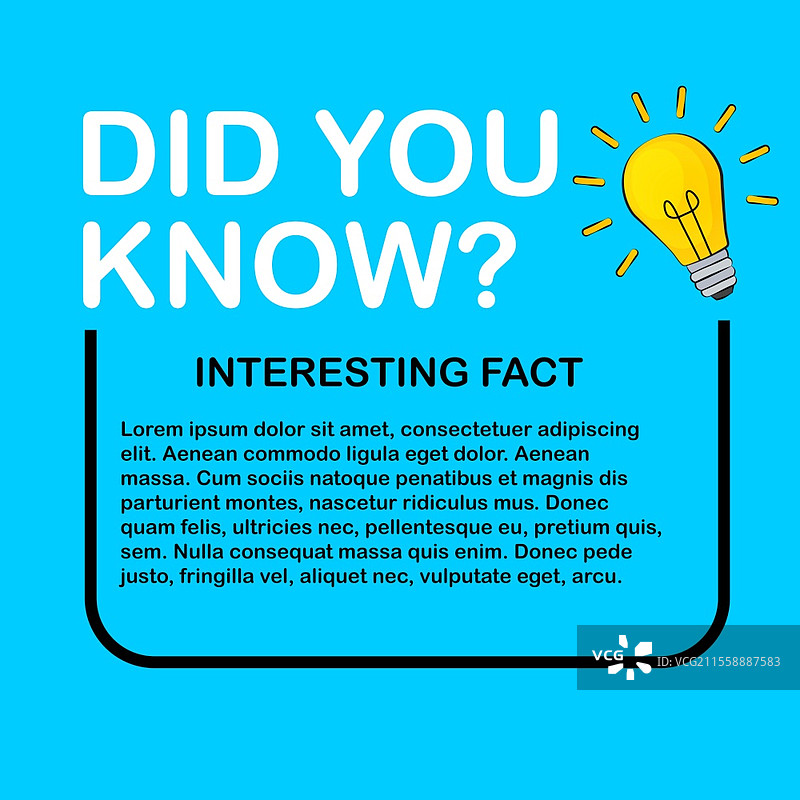 你知道带有创意灯泡图标的对话气泡背景矢量插图吗？你知道带有创意灯泡图标的对话气泡背景矢量插图EPS10吗？图片素材