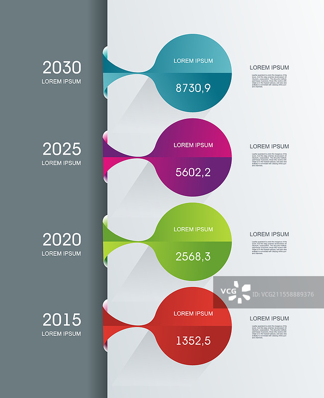 网页横幅设计。可用于工作流程布局、图表、数字选项、步骤选项、网页设计、横幅模板、信息图表、时间线。图片素材
