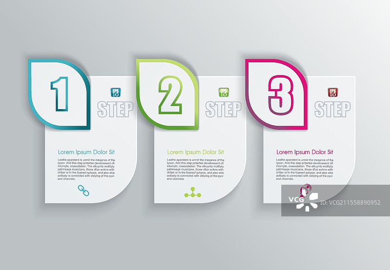网页横幅设计。可用于工作流程布局、图表、数字选项、步骤选项、网页设计、横幅模板、信息图表、时间线。图片素材