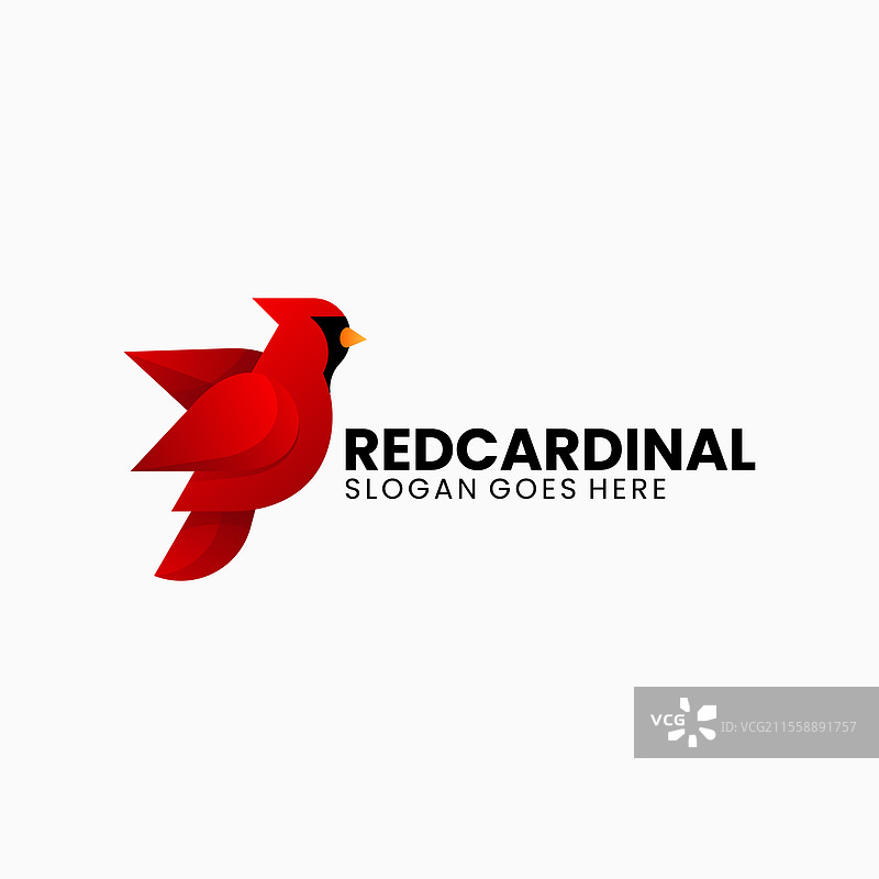 简单的鹰力量吉祥物标志图片素材