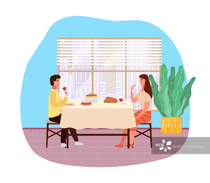 意大利家庭在一起共度时光。餐桌上摆满了意大利面和小吃。人们正在享用传统的意大利菜肴。角色们在喝酒。情侣在餐饮场所约会。人们在享用意大利菜。家庭在户外享用晚餐。情侣在餐饮场所约会。图片素材