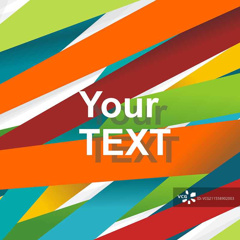 丝带和横幅图案。矢量抽象背景。图片素材