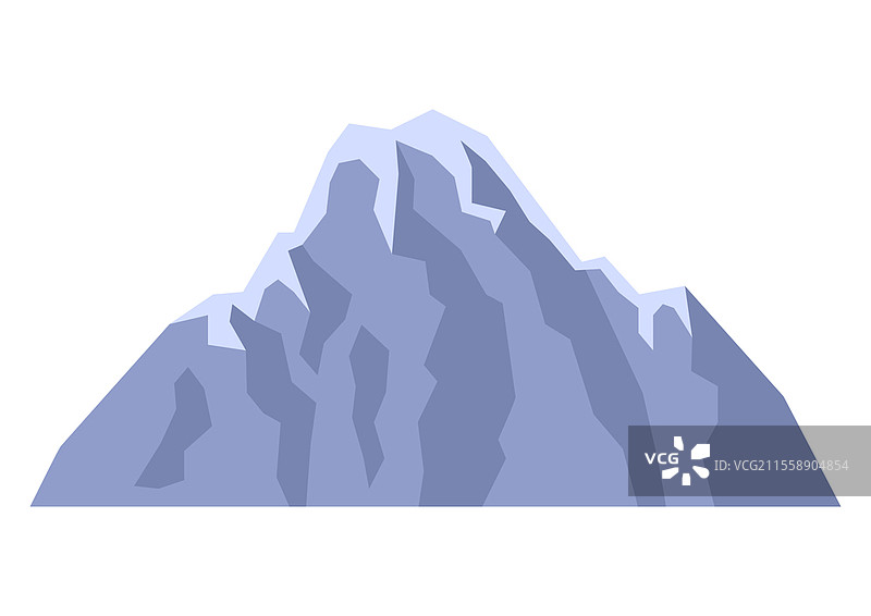风格化的山脉图像。自然场景插图。抽象风格。风格化的山脉图像。自然插图。抽象风格。图片素材