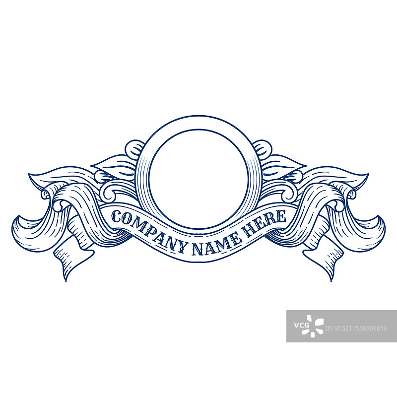 老式经典复古装饰丝带图片素材