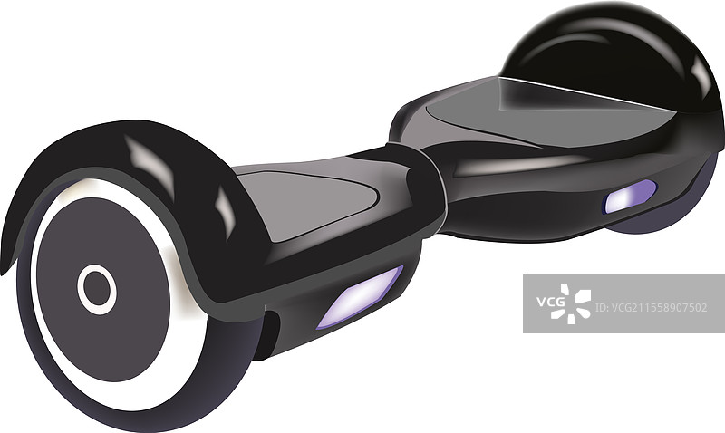 现代自平衡电动滑板车图片素材