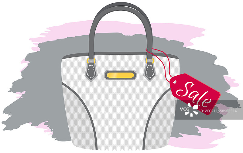 女性手袋促销海报。折扣、特价优惠宣传，购物广告。手绘风格矢量设计插图，立即购买概念，黑色星期五营销广告模板。女性手袋促销海报，立即购买。折扣、特价优惠宣传，购物广告。图片素材