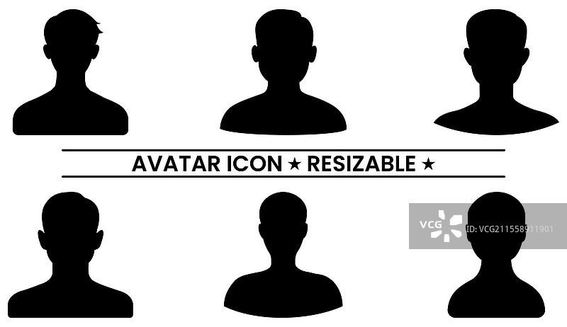 头像图标 头像创建器 默认头像图片素材