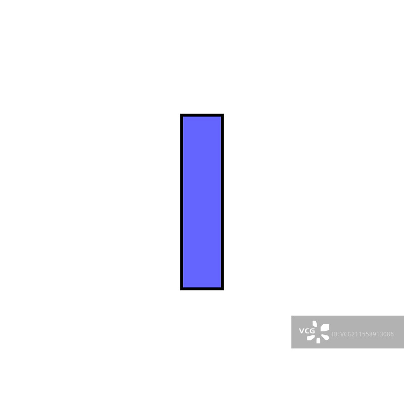 用彩色纸折叠的字母字体，字母i，由多彩丝带制成，矢量插图10EPS。用彩色纸折叠的字母字体，由多彩丝带制成的字母，矢量插图10EPS。图片素材