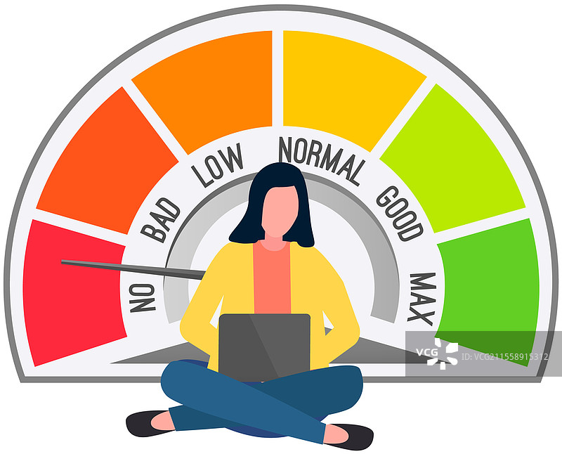 疲惫的办公室工作人员。职业倦怠综合症。工作场所中使用笔记本电脑的悲伤、不快乐的女性。截止日期概念。忙碌的超负荷工作女性与电脑。大量工作，低动力水平。疲惫的办公室工作人员。职业倦怠综合症。大量工作，低动力水平。图片素材