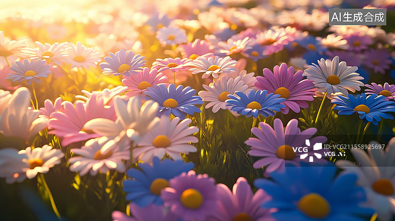 【AI数字艺术】盛开的鲜花图片素材