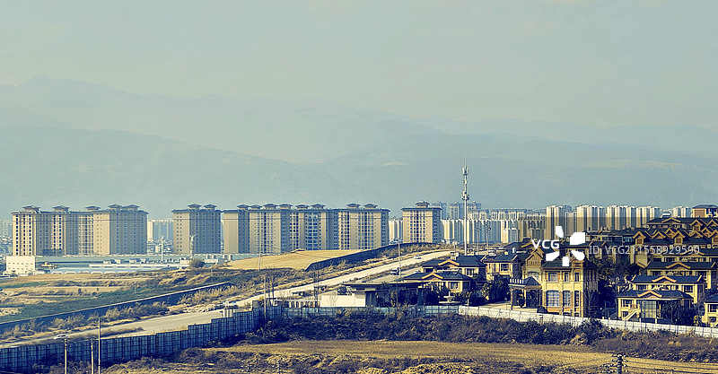 保山市隆阳区城市风光图片素材