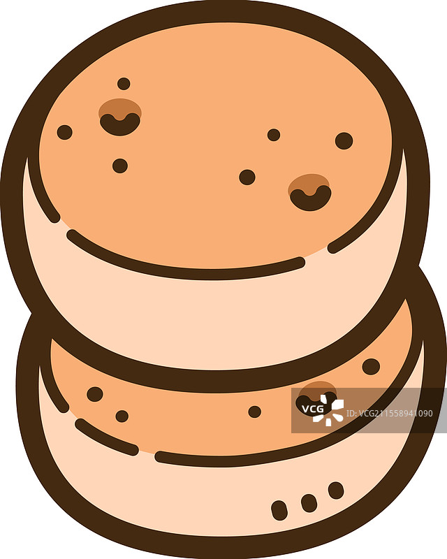 巴克皮亚 - 蛋糕和烘焙涂鸦艺术图片素材