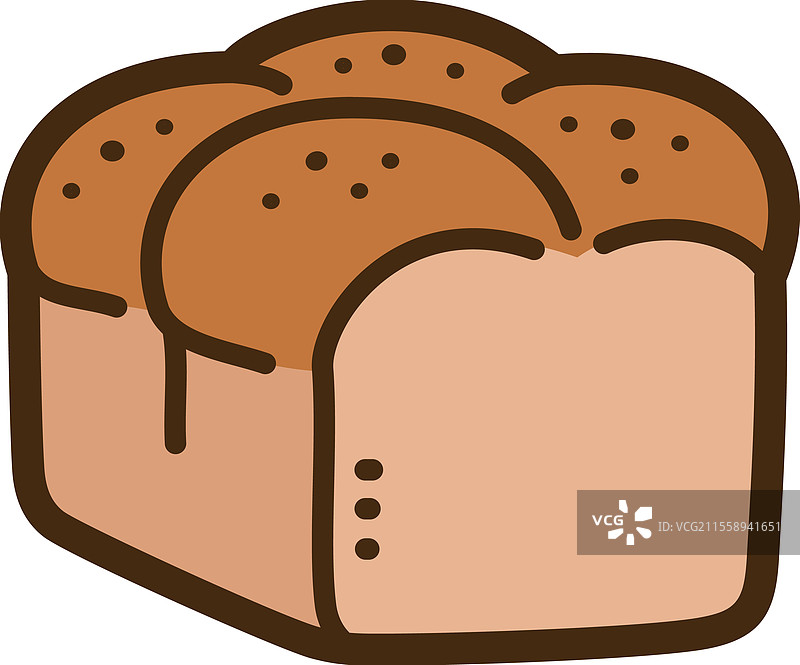 布里欧修 - 蛋糕和面包店涂鸦艺术图片素材