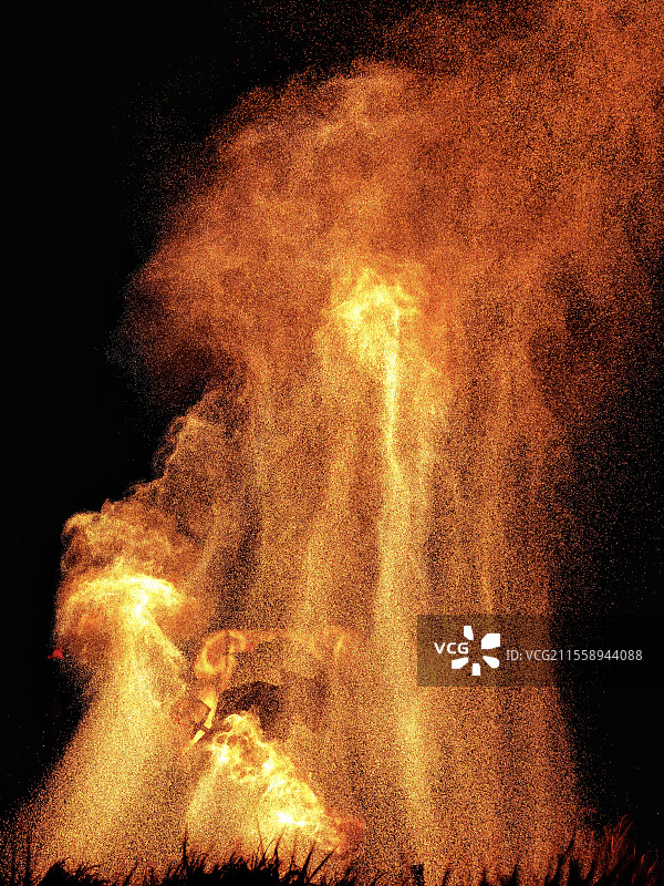 火壶表演图片素材