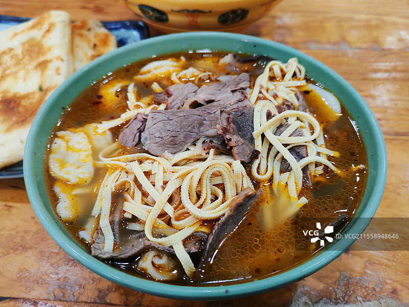 淮南牛肉汤特写图片素材