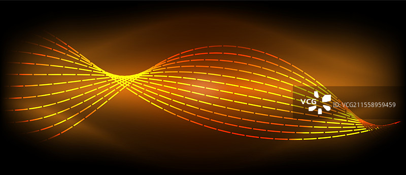 木头上的琥珀圆圈，带有黄色和橙色的色调图片素材