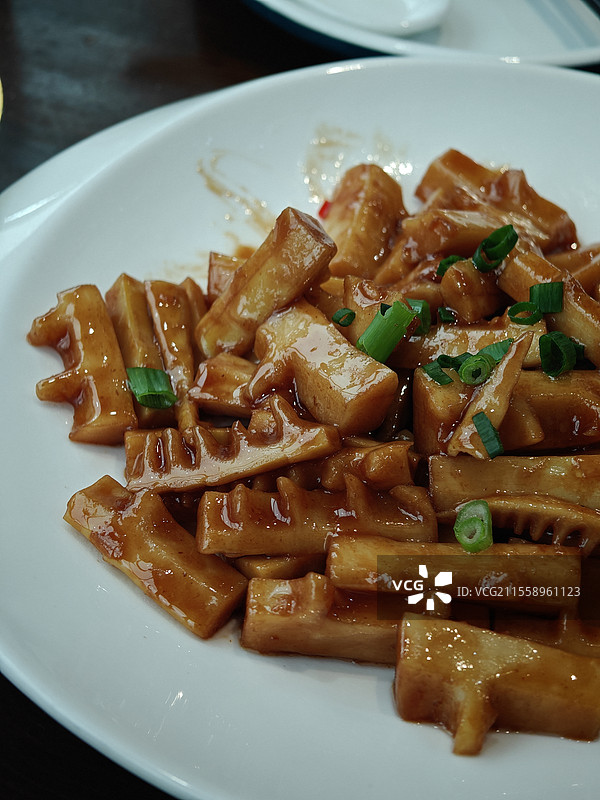 油焖春笋，时令图片素材