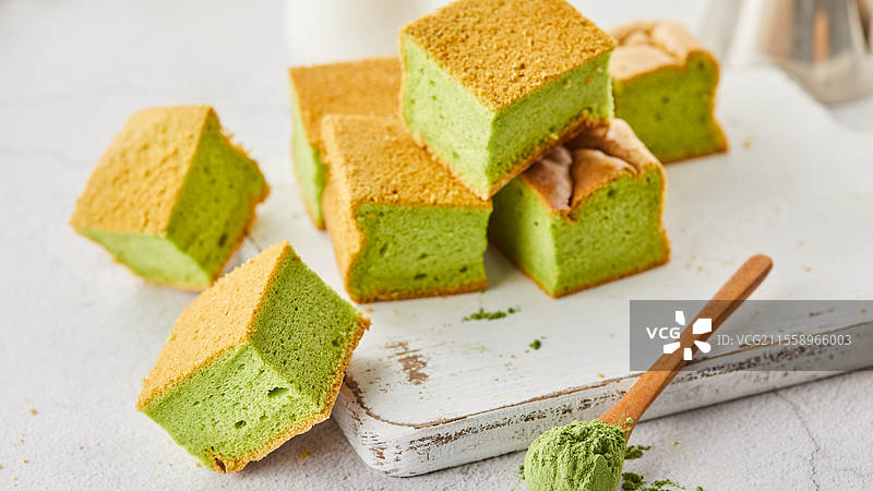 抹茶蛋糕图片素材