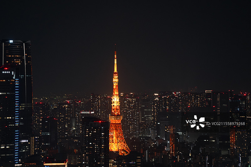 日本东京塔图片素材