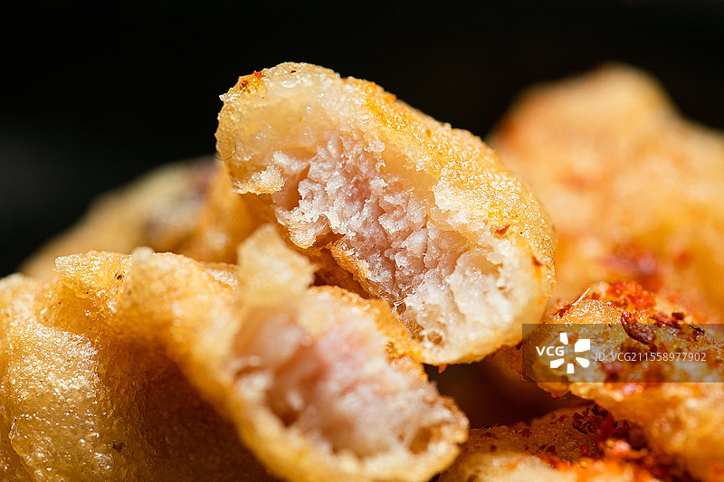 小酥肉炸肉里脊肉红糖糍粑现煎糍粑糯叽叽甜品火锅小吃酥脆糍粑糯米图片素材