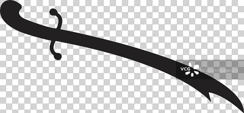 剑的轮廓图片素材