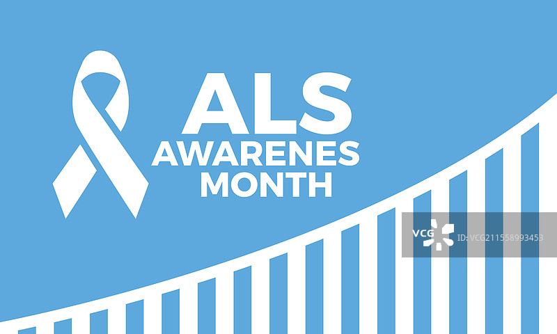肌萎缩侧索硬化症意识月图片素材