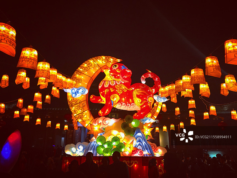 南京秦淮灯会图片素材