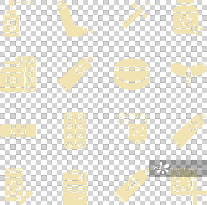 药片装在泡罩包装中的药膏和乳膏管图片素材