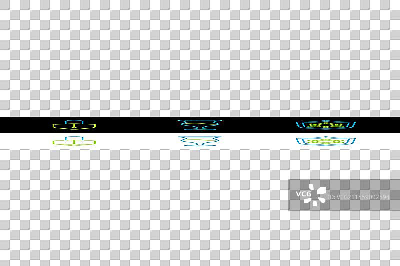 设置带有大卫星的哈努卡线盾图片素材