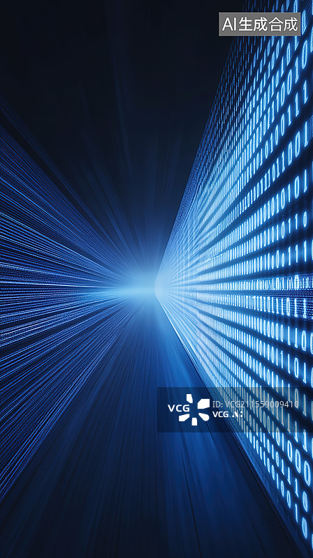 【AI数字艺术】未来蓝色抽象背景高科技工业时代电商先进技术与数字创新活动海报壁纸背景图片素材