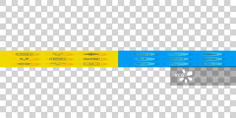 电路图中的音频插孔灯光线路设置图片素材