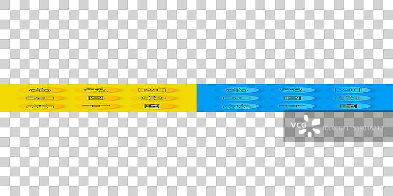 网站模板的线框图，用户界面或用户体验设计图片素材