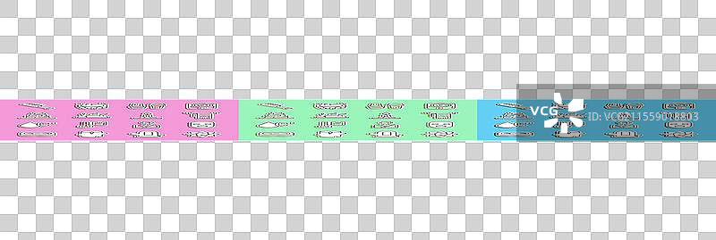 花卉图案的面部美容面膜毛巾图片素材