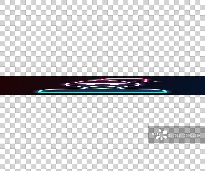 发光的霓虹线头痛眩晕图片素材