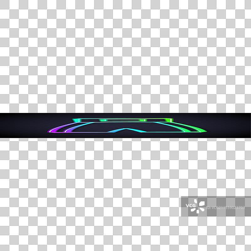 发光的霓虹线拳击短裤图标孤立在图片素材