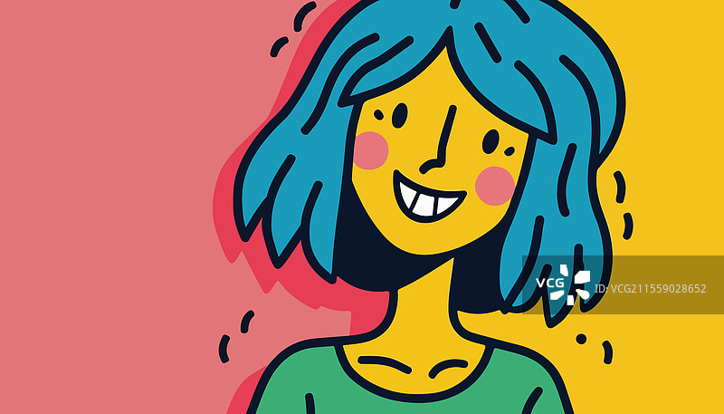 快乐的卡通角色图片素材