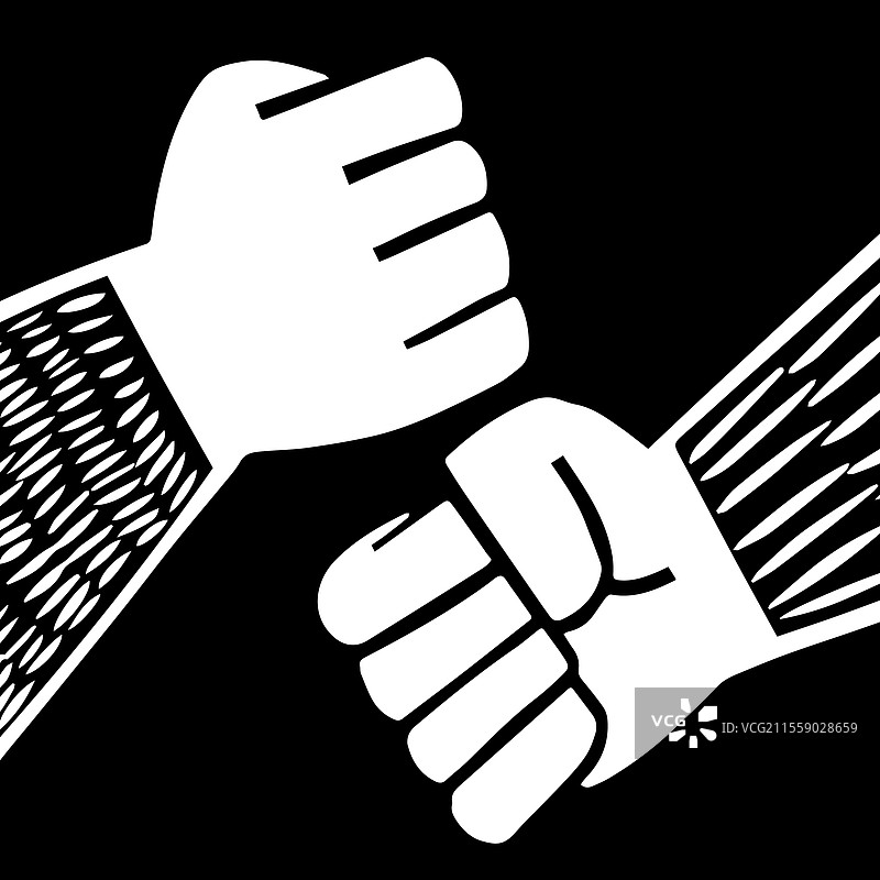 击拳手势图片素材