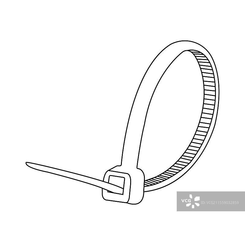 电缆扎带图标图片素材