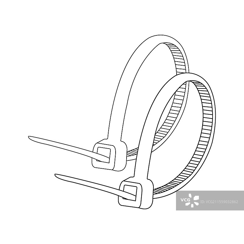 电缆扎带图标图片素材