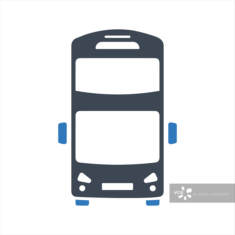双层巴士图标图片素材